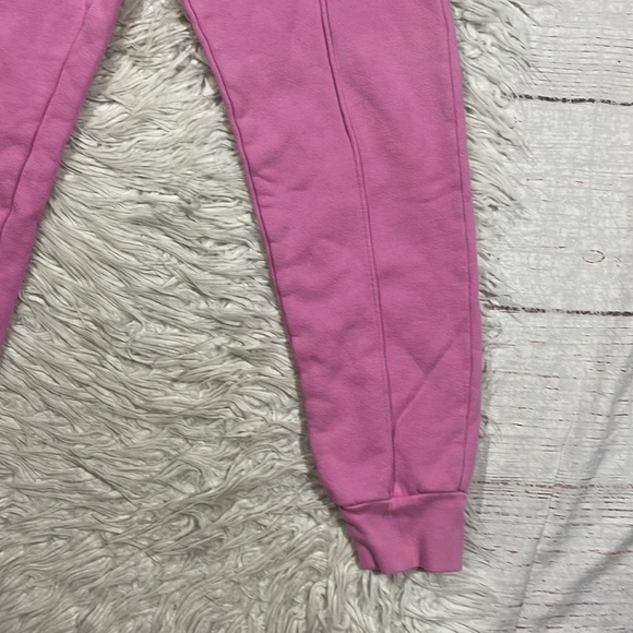 Jonathan Simkhai Niya Organic Terry Drawstring Track Pants in Orchid - Picture 7 of 10